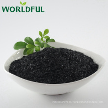Fertilizante orgánico 100% soluble en agua del fulvate de potasio soluble en agua para el campo del arroz
